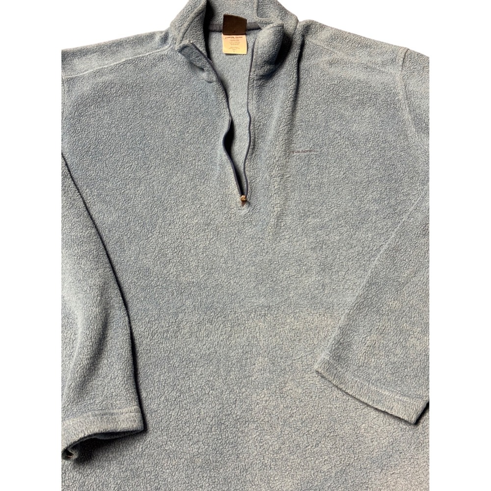 Vintage Patagonia Capilene Fleece Quarter Zip Mens Large Blue Pullover Gropcore - Picture 10 of 14